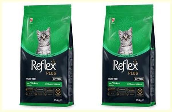 Reflex Plus Tavuklu Yavru Kedi Maması 1,5 Kg 2'Li Set - Image 1