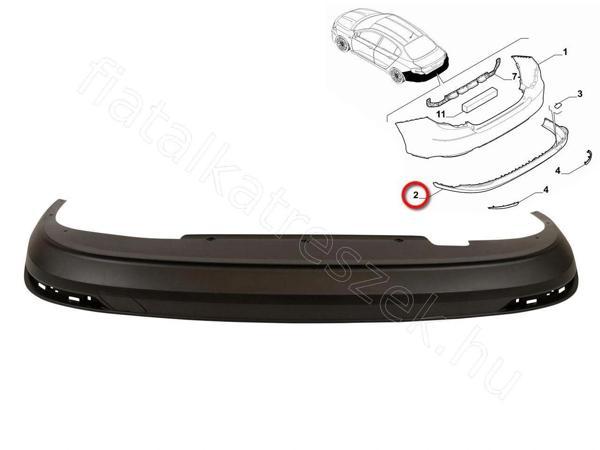 Egea Arka Tampon Sedan Komple ( Alt + Üst ) 2016- Oem No (735670238) - Image 1