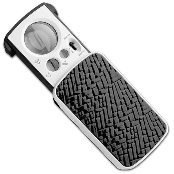 Texta Üç Mercekli Işıklı Büyüteç 30X 60X 90X - Image 1