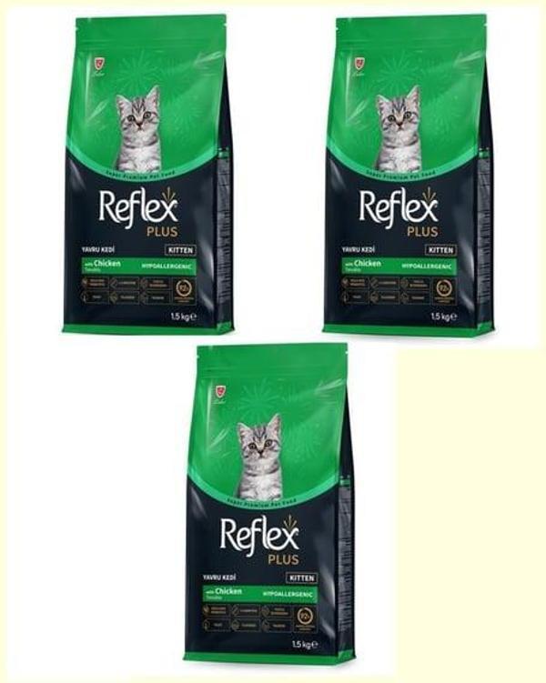 Reflex Plus Tavuklu Yavru Kedi Maması 1,5 Kg 32lü Set - Image 1