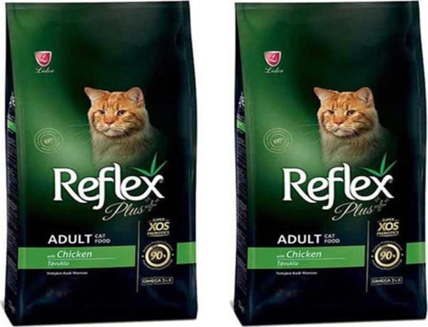 Reflex Plus Tavuklu Yetişkin Kedi Maması 1,5 Kg 2'Li Set - Image 1