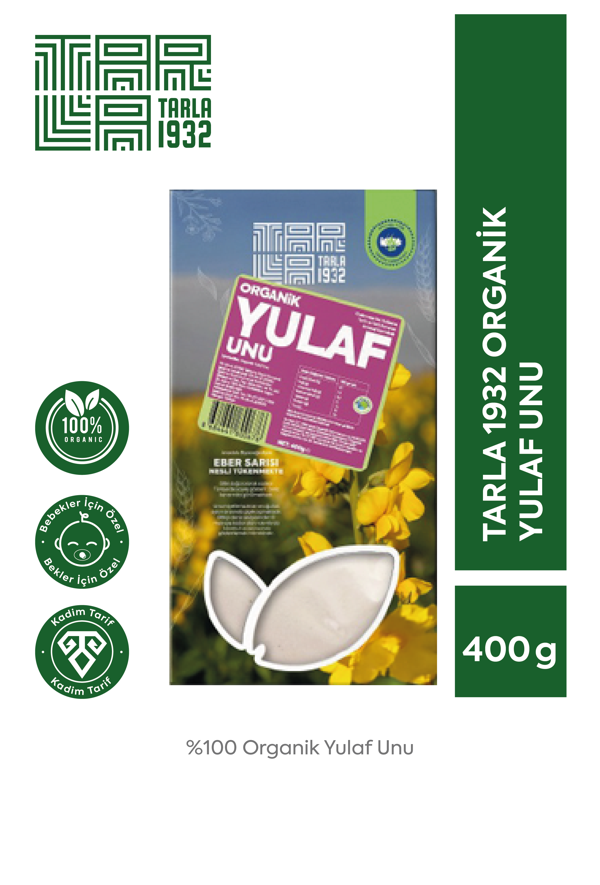 Tarla 1932 Organik Yulaf Unu | Katkısız & Doğal | 400 gr - Image 1