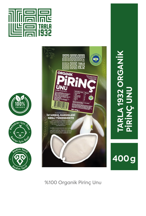 Tarla 1932 Organik Pirinç Unu | Katkısız & Doğal | 400 gr - Image 1