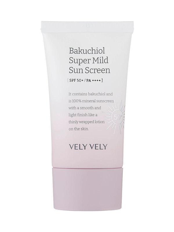 Vely Vely Bakuchiol Super Mild Sun Screen SPF50+ PA++++ Hassas Ciltler İçin Nazik Güneş Koruyucu 50  - Image 1