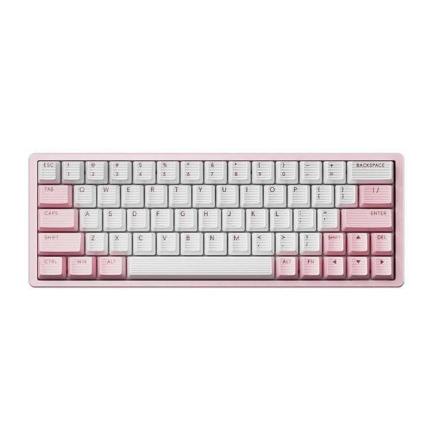 Scyrox Xpunk 63 Pembe %60 Gateron Jade Gaming Manyetik Switch 8K Hz Hall Effect RGB İngilizce Mekanik Gaming Klavye - Image 1