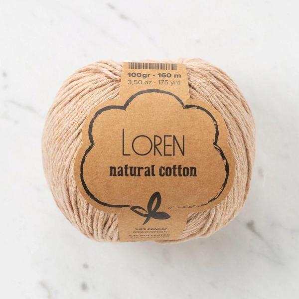 Loren Natural Cotton Ten Rengi El Örgü İpi - R084 - 33922 - Image 1