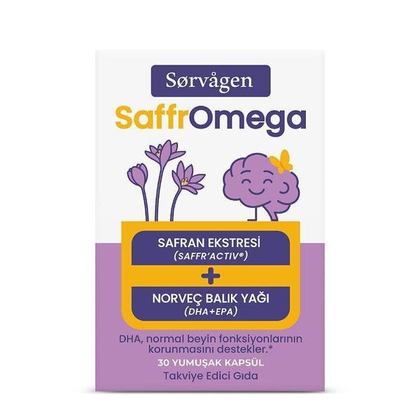 Sorvagen SaffrOmega ( Safran ve Omega3) 30 Yumuşak Kapsül - Image 1