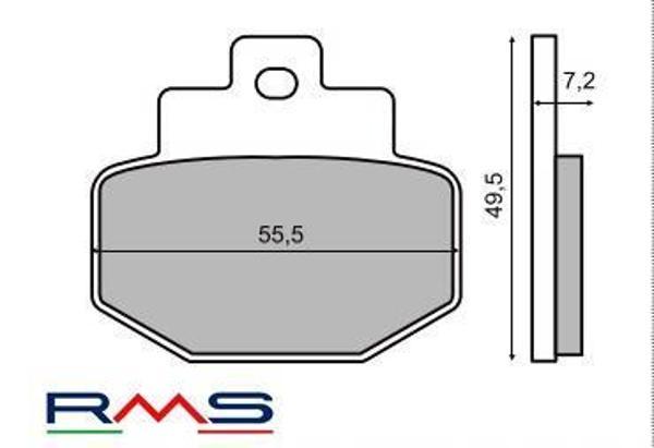 RMS 0450 Organik Fren Balatası - Image 1