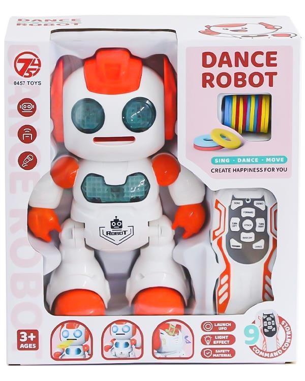 Pasifik Toys Uzaktan Kumandalı Disk Atan Robot Turuncu 60630 - Image 1