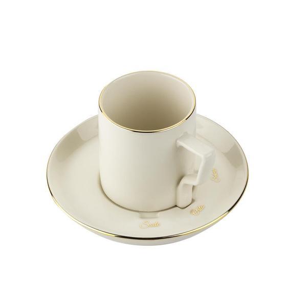 OLİKA MİRA 12 PARÇA FİNCAN SETİ GOLD - Image 1