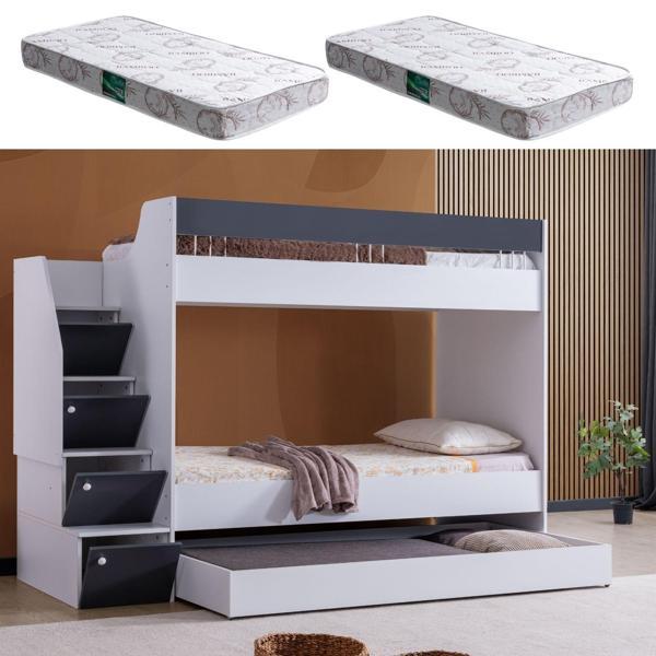 Ranza, Martin Yavrulu Ranza - Antrasit 2 Adet Comfort Yatak - Image 1