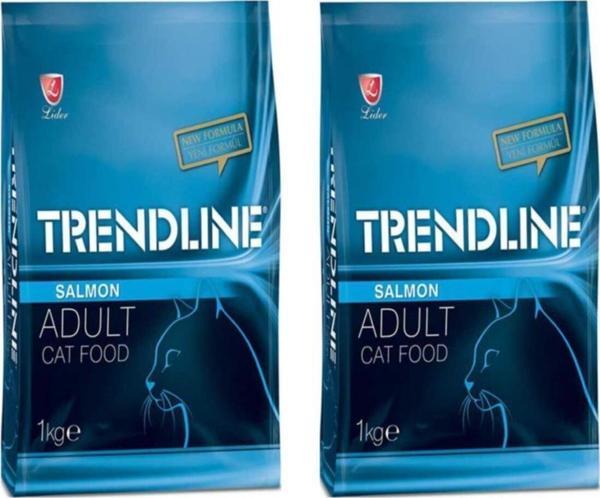 Trendline Somunlu Yetişkin Kedi Maması 1 Kg 2'Li Set - Image 1