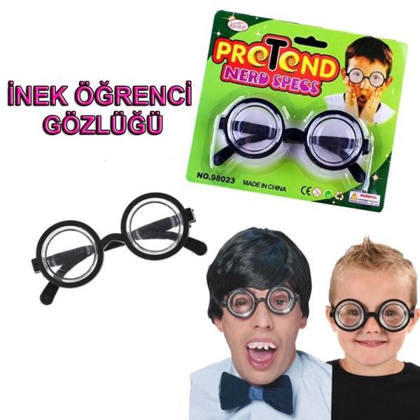 İnek Öğrenci Gözlüğü Şaka Gözlüğü - Image 1