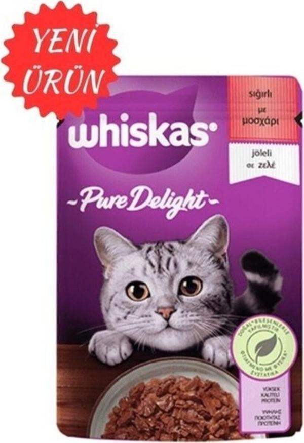 Whiskas Güveç Etli Sığırlı Pure Delight 28 X 85 Gr - Image 1