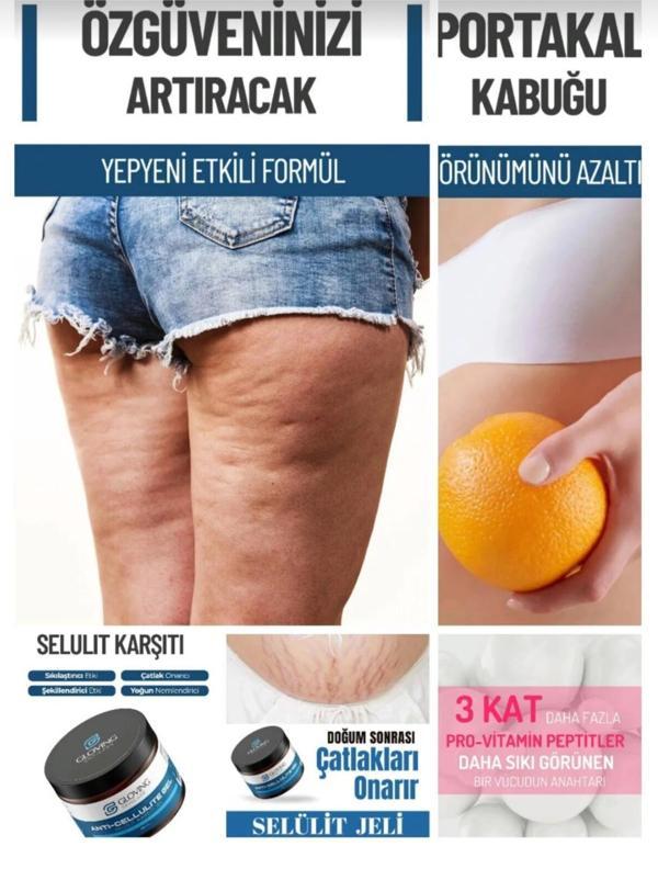 Selulit ve Çatlakları Yok Edici Vücut Şekillendirici Çatlak Karşıtı Jel 250 ml - Image 1