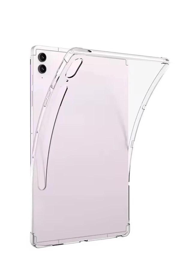 Samsung Galaxy Tab S10 FE Plus 13.1 Kılıf Anti Şeffaf Tablet Silikon - Şeffaf-(5796) - Image 1