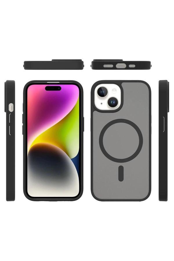 iPhone 14 Pro Jota Magsafe Kapak - Derin Mor-(5796) - Image 1