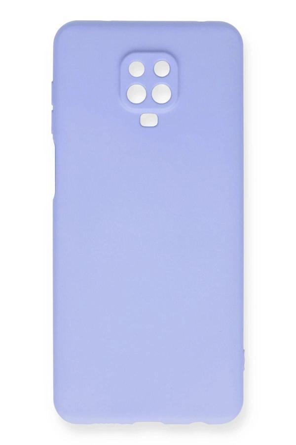 Xiaomi Redmi Note 9 Pro Kılıf Nano içi Kadife Silikon - Lila-(5796) - Image 1