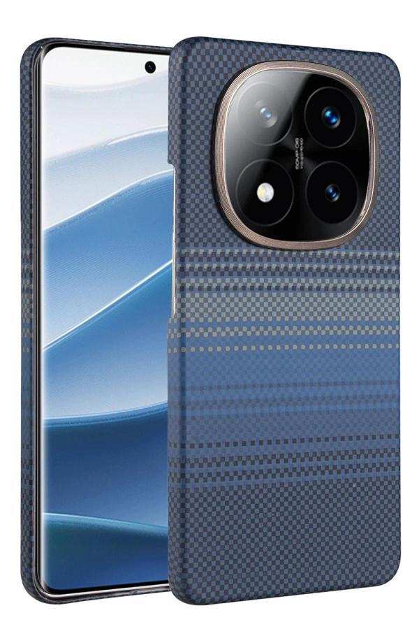 Xiaomi Redmi Note 14 Pro 5G Vega Magsafe Kapak - Mavi-(5796) - Image 1