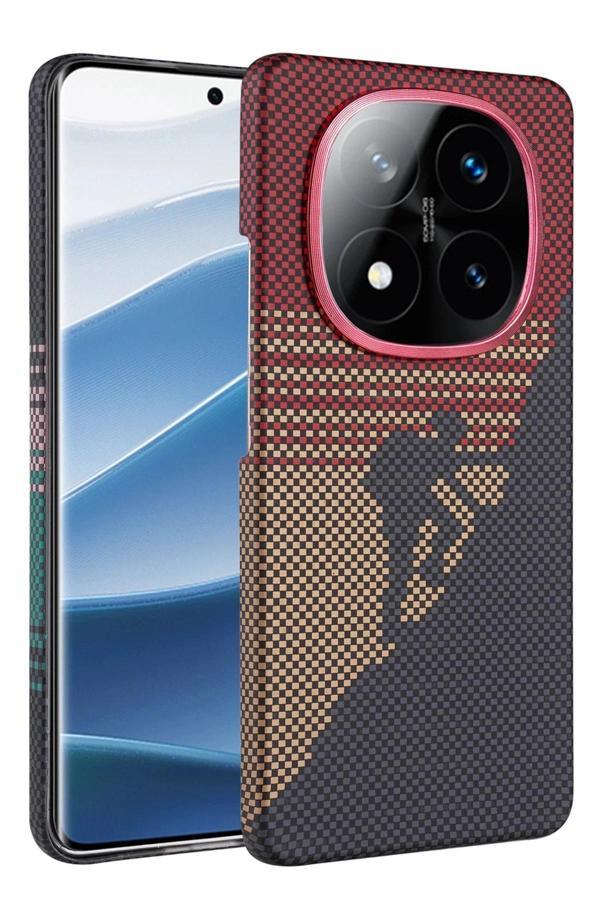 Xiaomi Redmi Note 14 Pro 5G Vega Magsafe Kapak - Kırmızı-(5796) - Image 1