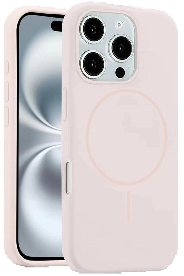 iPhone 16 Pro Kılıf Jully Magsafe Kapak - Pembe-(5796) - Image 1