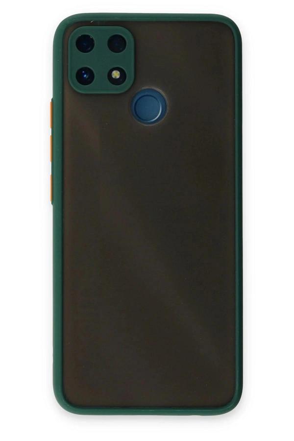 Realme C25 Kılıf Montreal Silikon Kapak - Yeşil-(5796) - Image 1