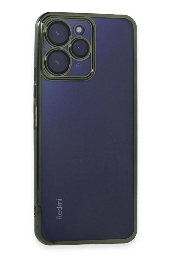 Xiaomi Redmi 12 Kılıf Lensli Silikon - Yeşil-(5796) - Image 1