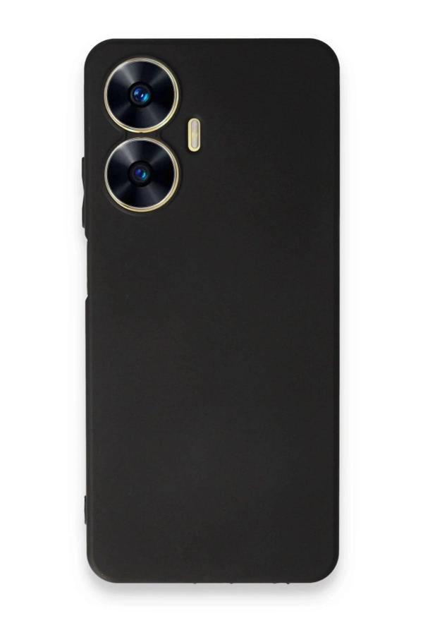 Realme C55 Kılıf First Silikon - Siyah-(5796) - Image 1