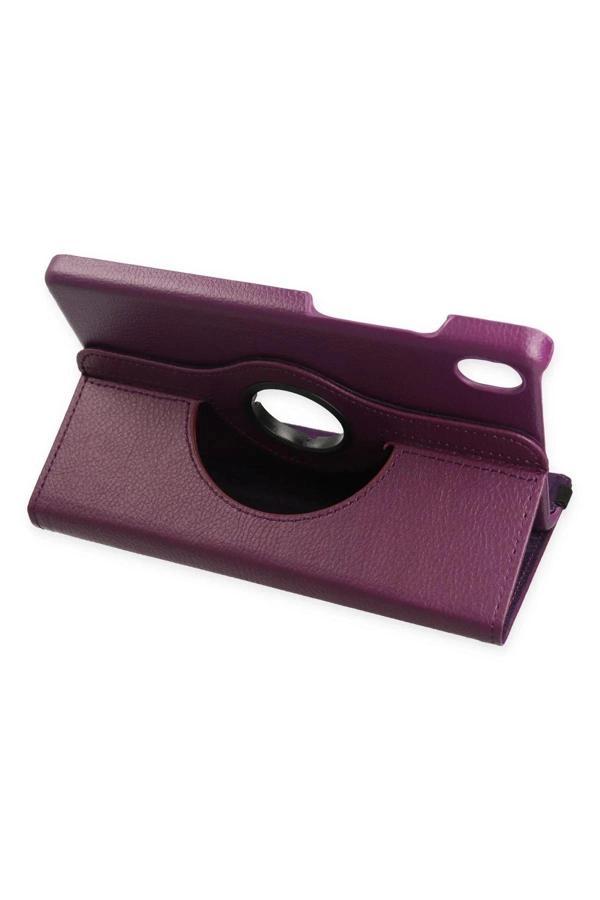 Huawei MatePad SE 11 Kılıf 360 Tablet Deri Kılıf - Mürdüm-(5796) - Image 1