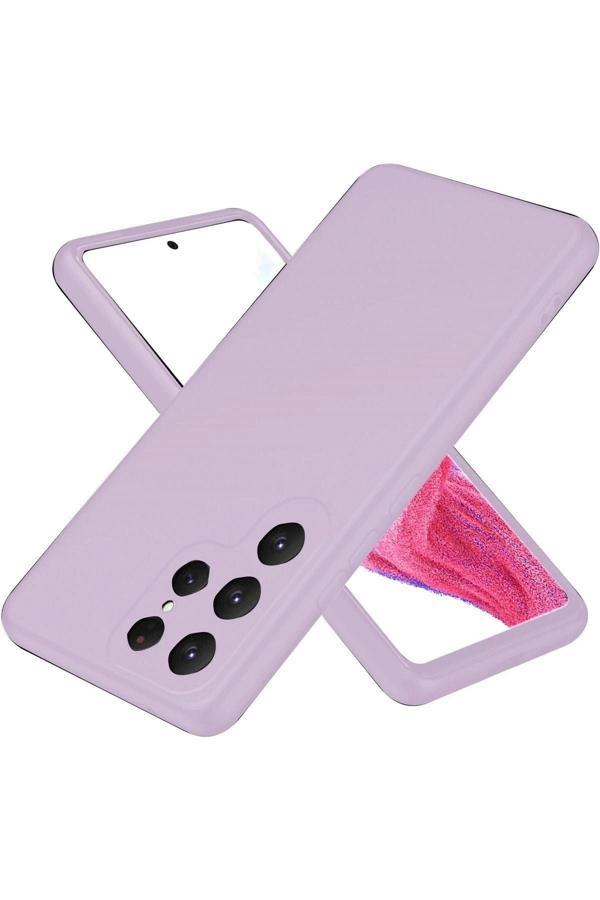 Samsung Galaxy S25 Ultra Kılıf First Silikon - Lila-(5796) - Image 1
