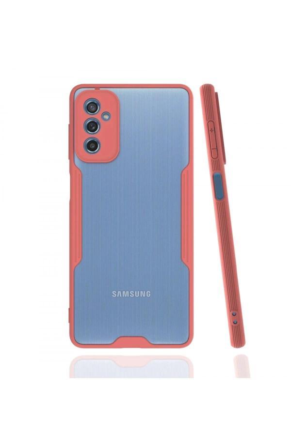 Samsung Galaxy M52 5G Kılıf Platin Silikon - Pembe-(5796) - Image 1