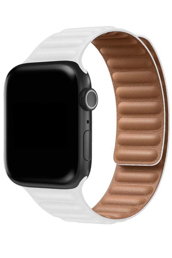 Apple Watch 38mm Loop Kordon - Beyaz-(5796) - Image 1