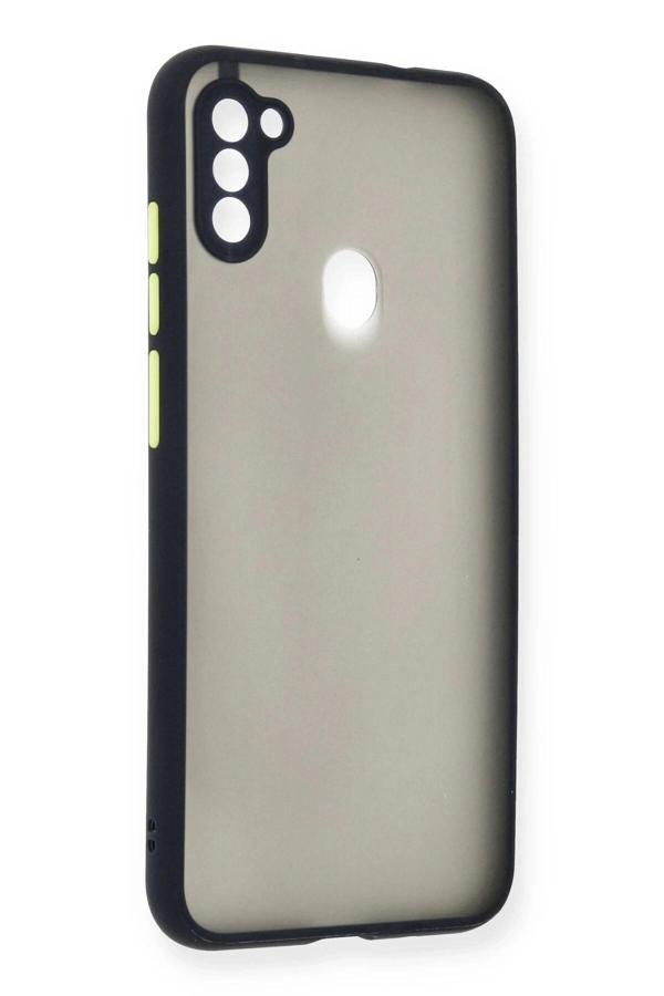 Samsung Galaxy A11 Kılıf Montreal Silikon Kapak - Lacivert-(5796) - Image 1