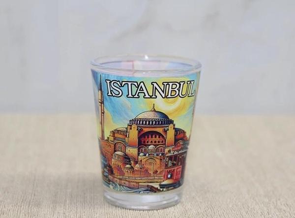 İstanbul Temalı Cam Shot Bardak Alk4356 - Image 1