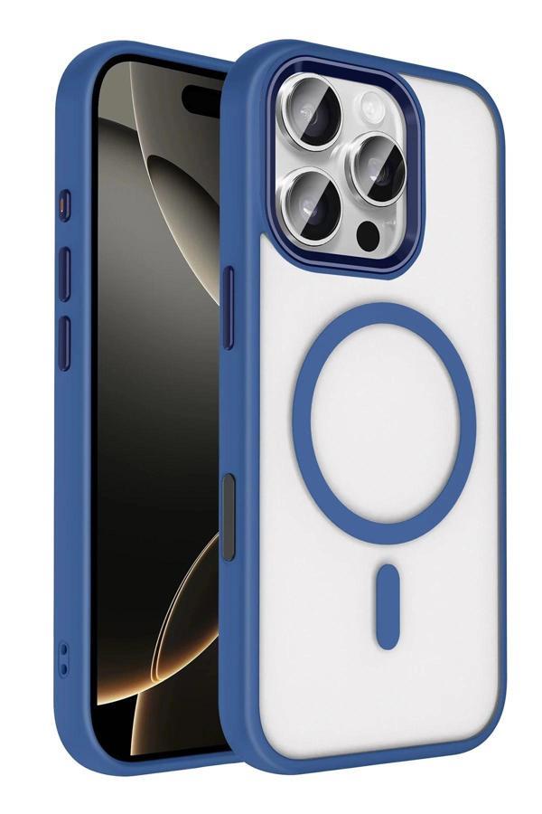 Apple iPhone 16 Pro Max Terea Magsafe Kapak - Lacivert-(5796) - Image 1