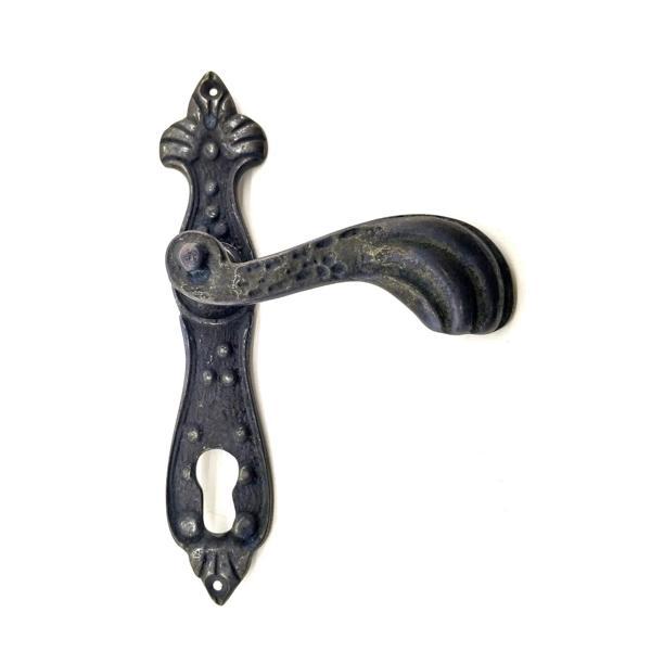 Antika Tarz Dekoratif Pirinç Mevlana Oda Kapı Kolu - 228x48 Mm, Oksit - Image 1