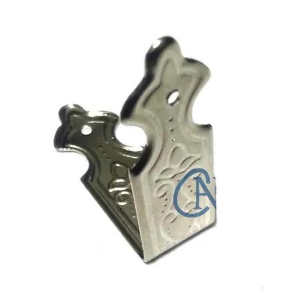 Dekoratif Sandık, Kutu Kenarı, 11x32mm, Nikel, 100 Adet - Image 1