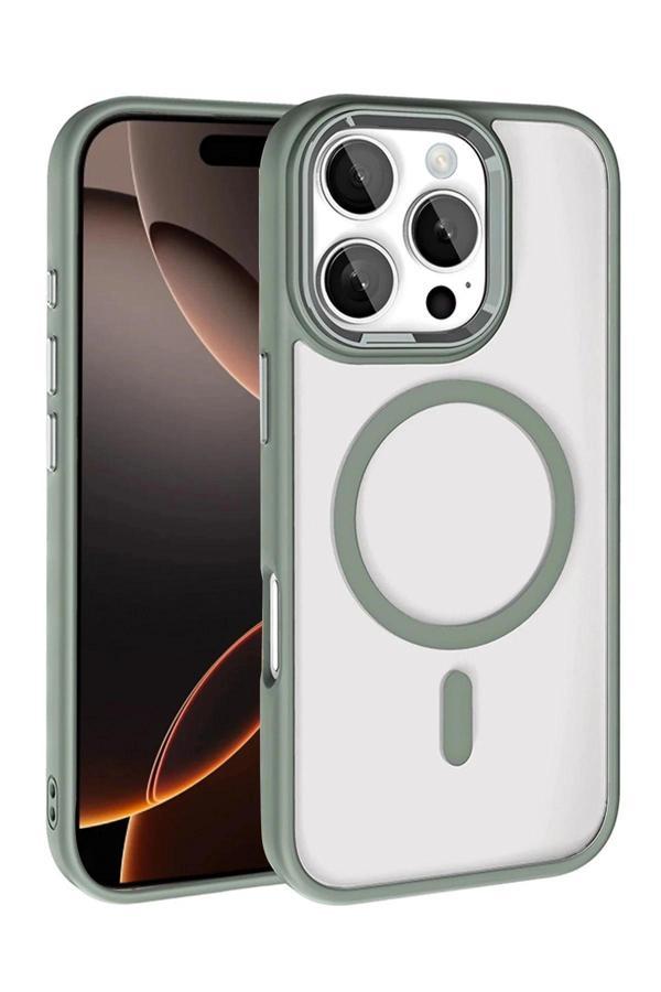 Apple iPhone 16 Pro Max Terea Magsafe Kapak - Titan Gri-(5796) - Image 1