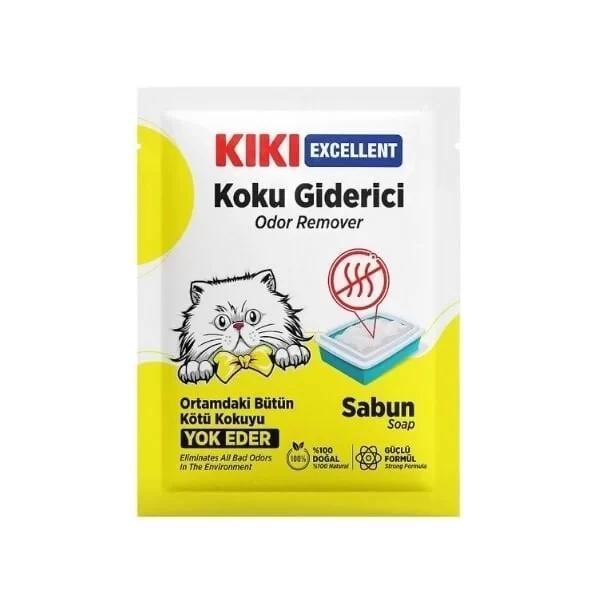 Kiki Excellent Sabun Kokulu Kedi Kumu Koku Giderici 25 Gr - Image 1