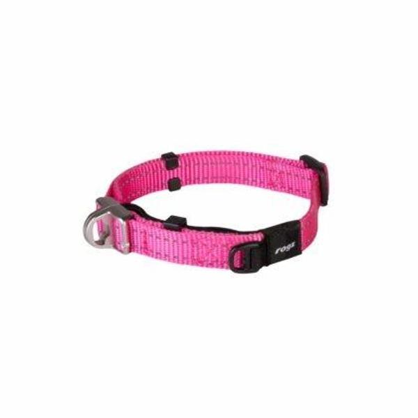 Rogz Utility Safety Halsband M Roze Boyun Tasması - Image 1