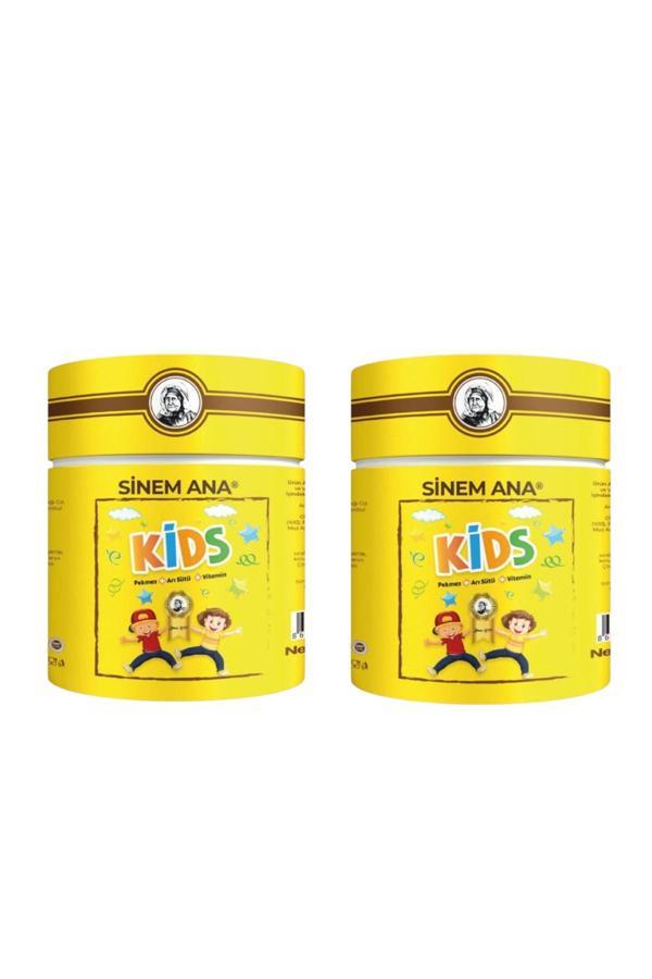 Sinem Ana Kids Arı Sütü Pekmez Bal Ve Vitamin Katkılı Kakaolu Macun 240 Gr. X 2 Adet - Image 1