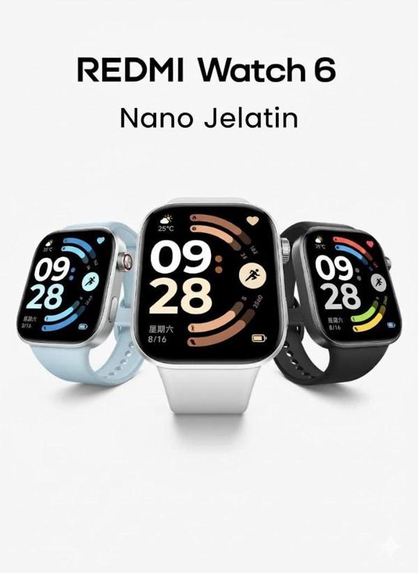 Xiaomi Redmi Watch 6 Uyumlu  3 Adet Şeffaf Ultra koruyucu Nano Jelatin - Image 1