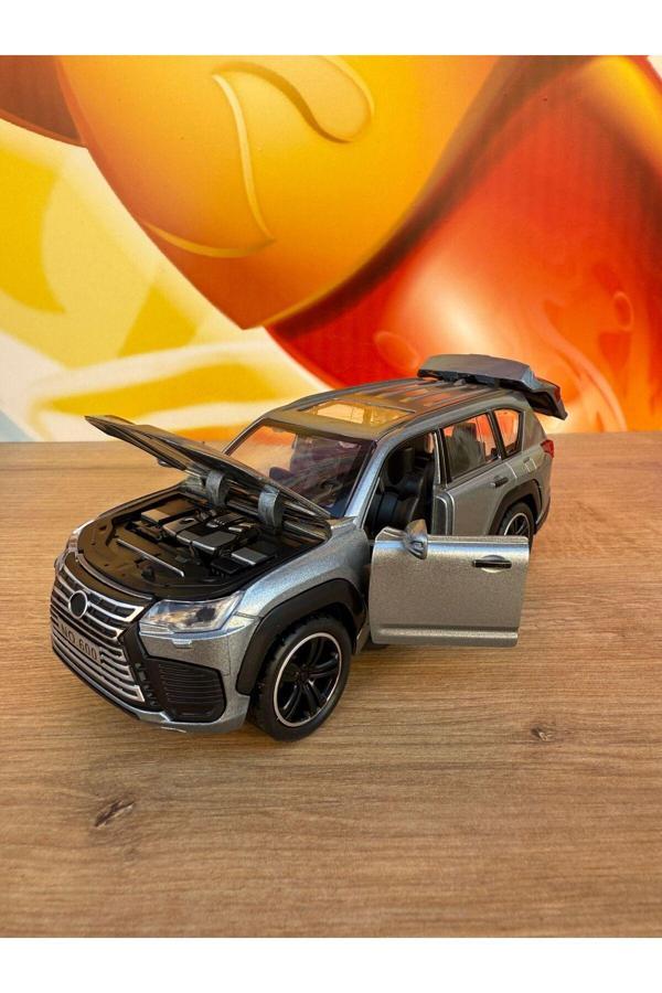 Scn Toys Lexus Jip Diecast Araba Füme Çöl Arabası Lexus 570 Model Diecast Araba Sesli Işıklı Açılan Kapılar - Image 1
