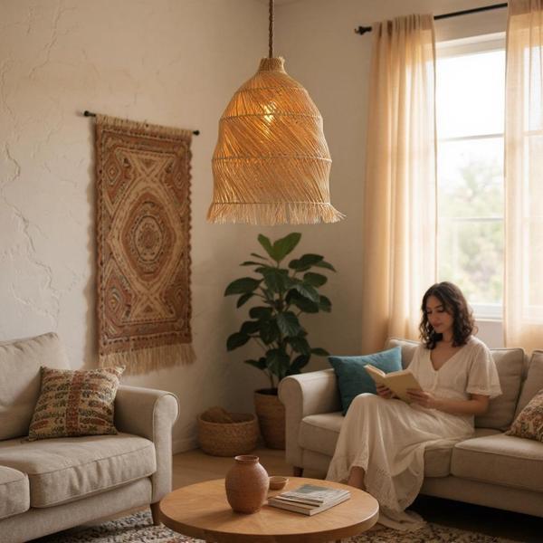 Rafya Spiral Avize - Image 1