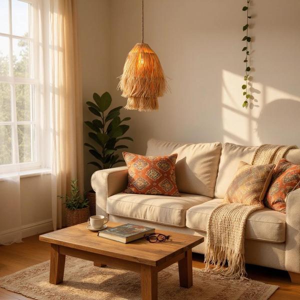 Çap 30 Pakito Rafya Avize - Image 1