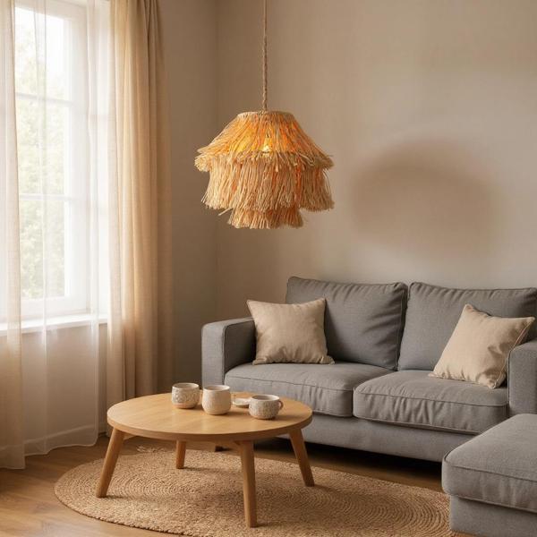 Rafya Parpata Avize - Image 1