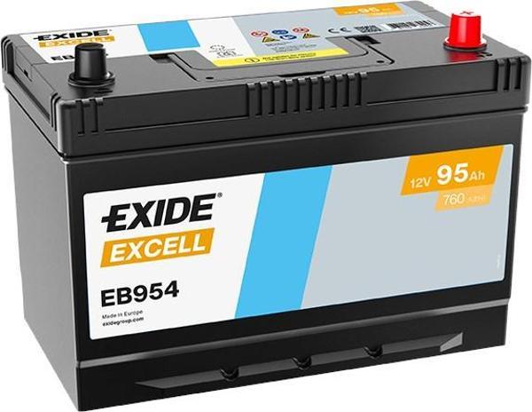 Exide EB954 12V 95Ah 760A Standart Akü ( Üretim Tarihi:2025 ) - Image 1