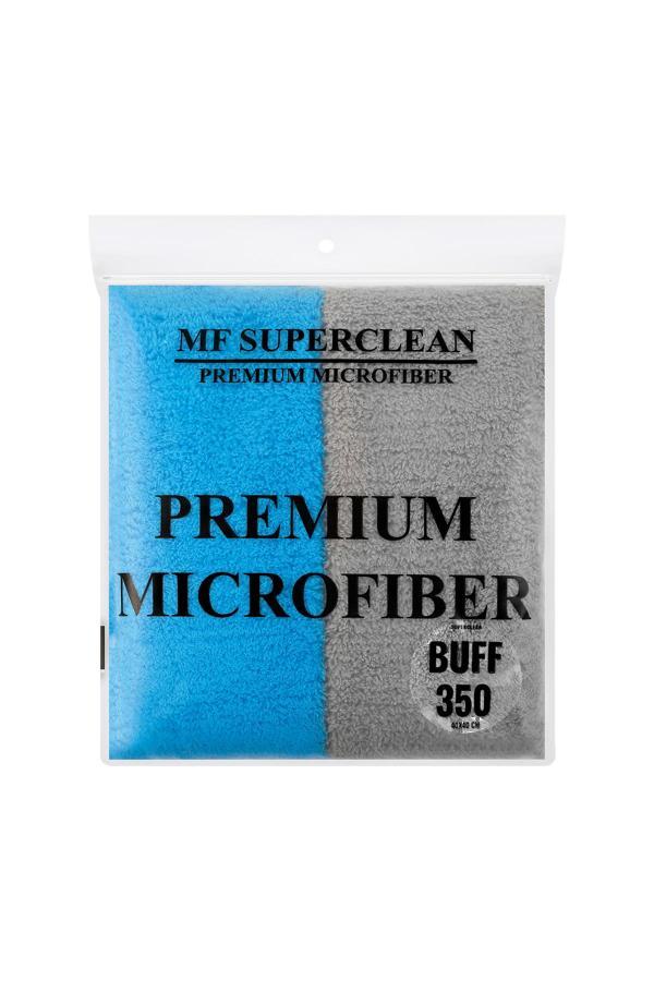 Mf Superclean Mikrofiber Oto Cila Ve Parlatma Havlusu  40X40 Cm  350 Gsm   2' Li Paket - Image 1