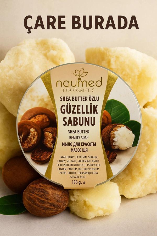 Naumed Biocosmetic - Shea Butter Özlü Güzellik Sabunu - Image 1