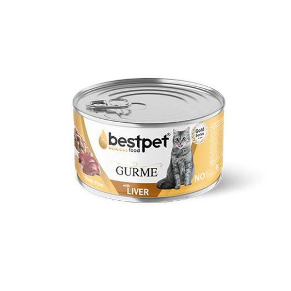 BestPet Gurme Jelly Ciğerli Tahılsız Yetişkin Kedi Konservesi 85 Gr - Image 1